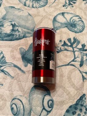 Huskers Red Stainless Steel Travel Tumbler - Insulated